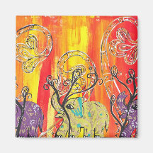 Happy Elephant Parade Magnet