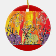 Happy Elephant Parade Ornament
