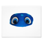 Happy Eyes Blue Cutout Art Photo