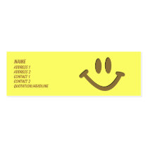 Happy Face business cards