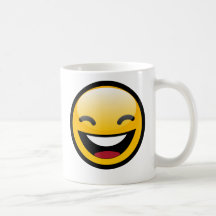 HAPPY FACE COFFEE MUGS