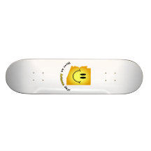 Happy Face - Have an Arizona Day! Custom Skate Board