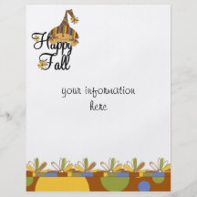 Happy Fall Scarecrow Flyer
