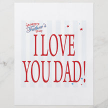 Happy Fathers Day Custom Flyer