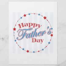 Happy Fathers Day Flyer Design