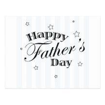 Happy Father's Day Message Postcard