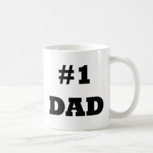 Happy Father's Day - Number 1 Dad - #1 Dad Mugs