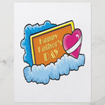 Happy Fathers Day Personalised Flyer