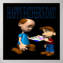 Happy Fathers Day Poster