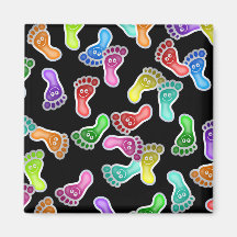 Happy Feet Wallpaper Refrigerator Magnet