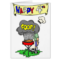 Happy Fourth Cookout Greeting Cards