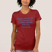 Happy Fourth Of July,Doodle A Yankee Dandy Till... Tshirt