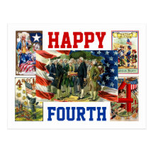 Happy Fourth Postcard