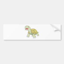 Happy Galapagos Tortoise Bumper Stickers