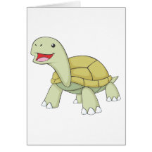 Happy Galapagos Tortoise Card
