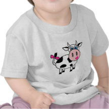Happy Girl Cow Shirts