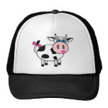 Happy Girl Cow Trucker Hat