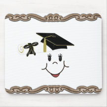 Happy Grad Mouse Pads