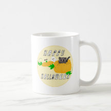 Happy Halloween cat. Coffee Mug