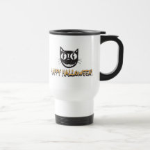 Happy Halloween Cat Mug