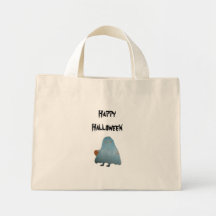 Happy Halloween Ghost Tote Bag