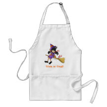Happy Halloween Kid Witch Apron for Kids & Adults