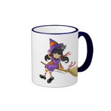 Happy Halloween Kid Witch Mug