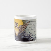 Happy Halloween Kindred Spirits Owl Morph Mug
