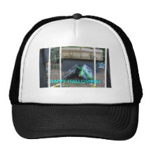 HAPPY HALLOWEEN MESH HATS