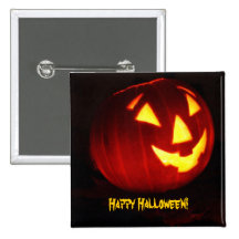 Happy Halloween Pinback Button
