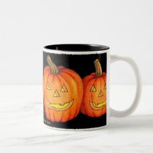 Happy Halloween Pumpkins Coffee Mug