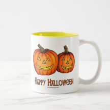 Happy Halloween Pumpkins Mug