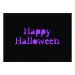 Happy Halloween, Purple. invitations