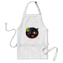 Happy Halloween Scary Wolf Aprons