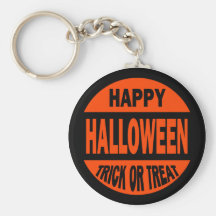 Happy Halloween Trick or Treat Keychain