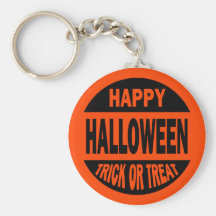 Happy Halloween Trick or Treat Keychains