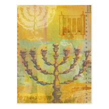 Happy Hanukkah Customisable GIfts and Tees Postcards
