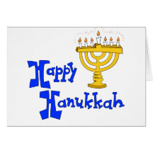 Happy Hanukkah Greeting Card