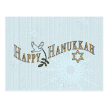 Happy Hanukkah Postcard