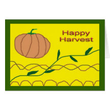 Happy Harvest Greeting Card