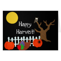 Happy Harvest Greeting Cards