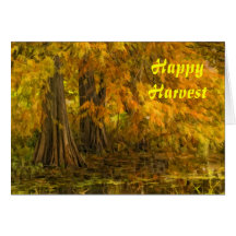 Happy Harvest Greeting Cards
