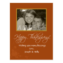 Happy Harvest Post Card