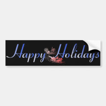 Happy Holiday Bumper Stickers