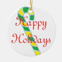 Happy Holiday Ornament