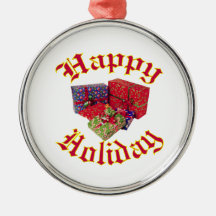 Happy Holiday Ornaments