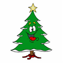 Happy Holiday Tree Photo Cutouts