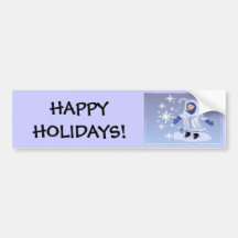 Happy Holidays Bumper Sticker