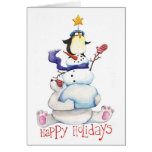 happy holidays! card