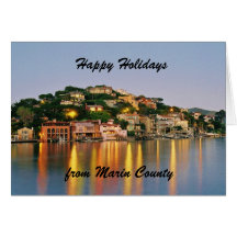 Happy Holidays from Marin County Greeting Card
